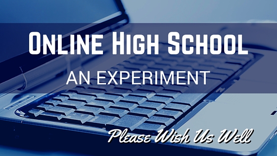 Online High School. An Experiment. Please Wish Us Well.